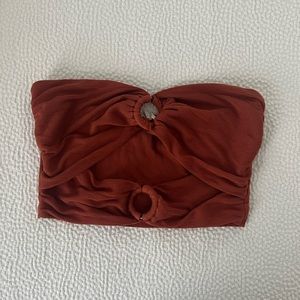 ILLA ILLA DOUBLE RING BANDEAU TOP